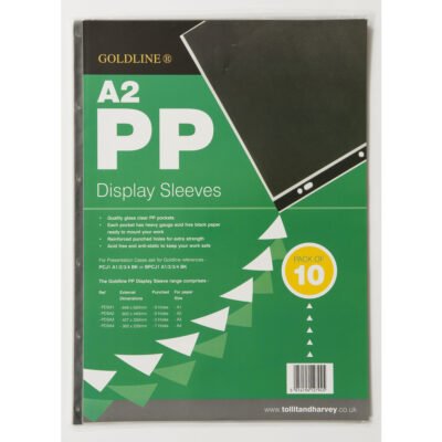GDline Polyprop Display Sleeves A2 6 Hol