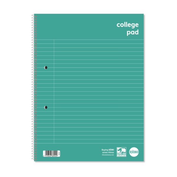 Rhino College Pad A4+ 140P Ruled PK10