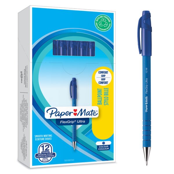PaperMate Flexgrip CAP BL PK12