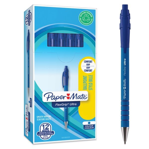 PaperMate Flexgrip Ultra BL PK12