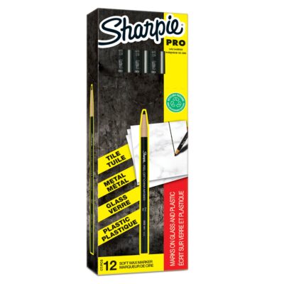Sharpie China Marker Black PK12