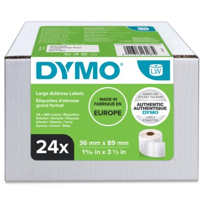 Dymo Large Address Label 36X89 PK24