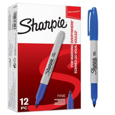 Sharpie Fine Perm Marker BL PK12