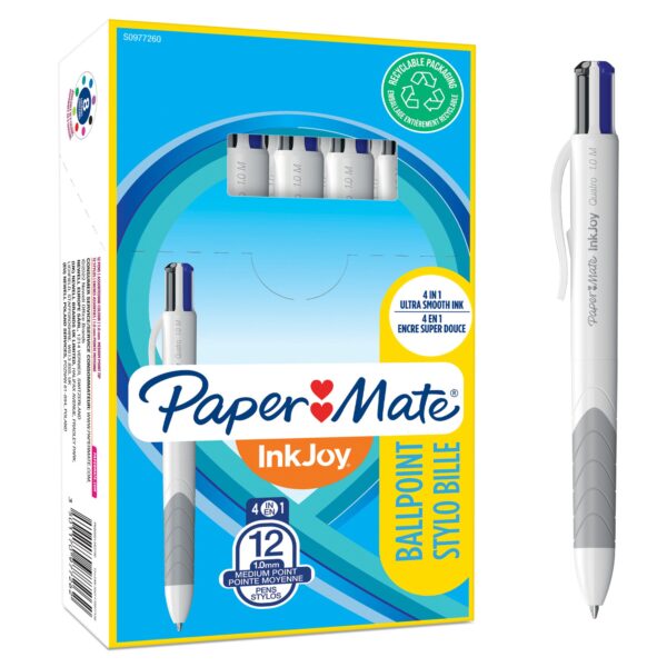 PaperMate Inkjoy Quatro Asst PK12