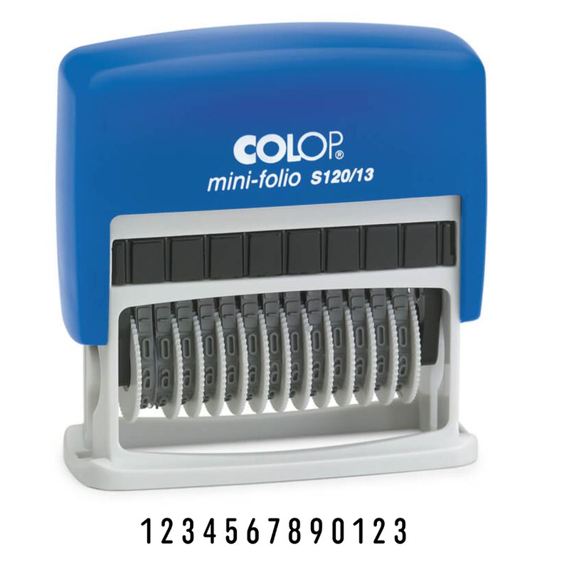 Colop 13 Wheel Numberer SelfInking Stamp