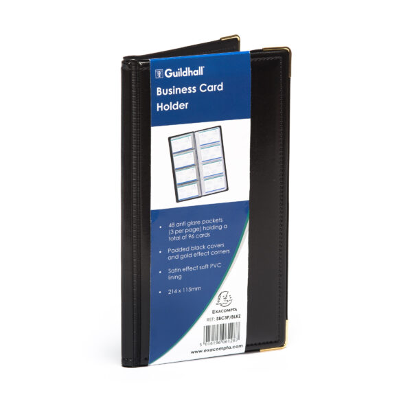 GDline Busns Card Holder 48 Pocket BKSBC