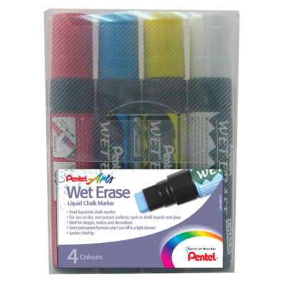 Pentel Chalk Markers Jumbo PK4