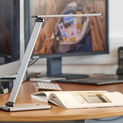 Unilux Terra LED Desk Lamp Silver