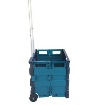 Collapsible Shopping Cart Blue/Black